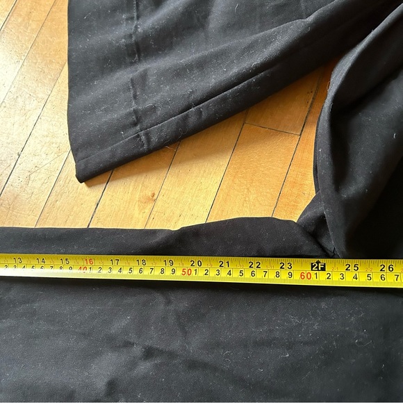 Frank And Oak Josephine Black Wide Leg Cropped Pants - Picture 7 of 11